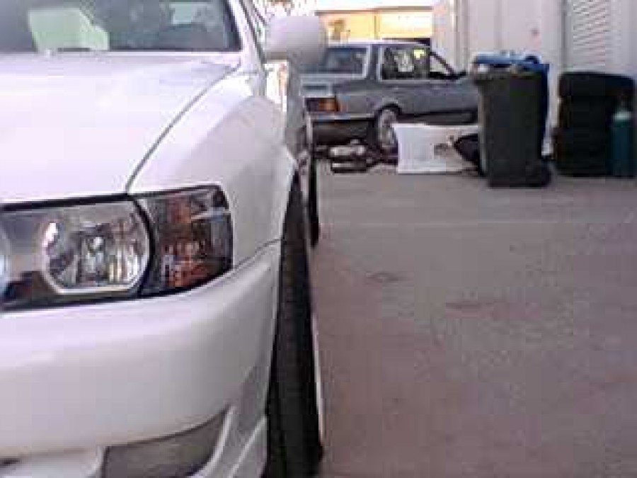 Toyota Chaser 100 диски Work Meister S1 2P R18 9J ET26 235/40 10J ET33 265/35