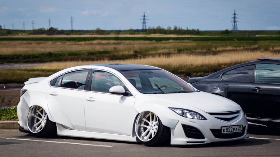 Mazda 6 2 поколение диски Weds Sport Kranze LXZ R19 12J ET4 235/35 13.5J ET35 275/30 fuckhaters 
