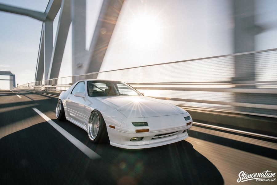 Mazda RX-7 FC диски Panasport G7 R17 9J ET-26 12J ET-30