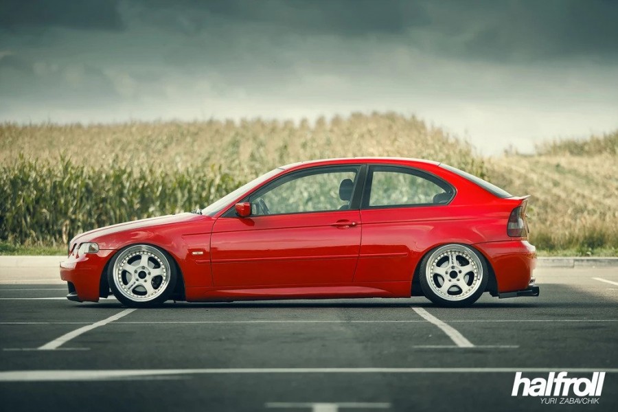 BMW 3 series E46/5 Compact диски Work Meister S1 3P R18 10J ET-8 215/35 10.5J ET-1