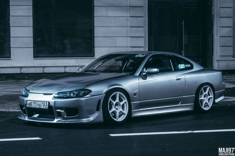 Nissan Silvia S15 диски Buddy Club P1 R17 9J ET17 215/45 Spec-S 