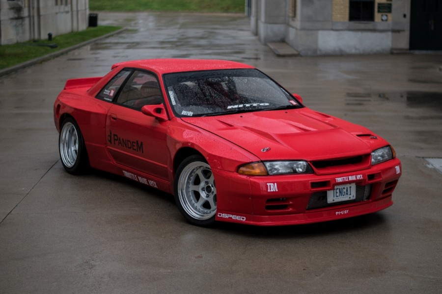 Nissan Skyline GT-R R32 диски Work Meister L1 R18 9.5J ET-55 265/35 11J 295/35