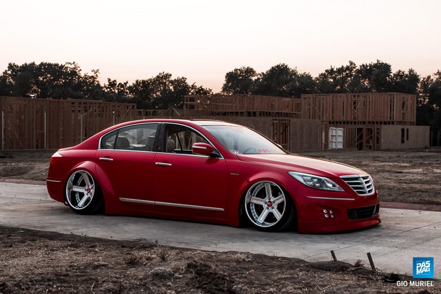 Hyundai Genesis BH диски Luxury Abstract Grassor-C R20 11J ET-30 245/35 13J ET-50 295/30