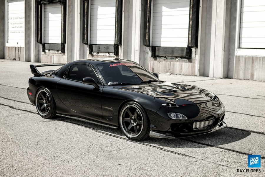 Mazda RX-7 FD диски Rays Volk Racing TE37SL R18 9.5J ET22 225/40 10.5J 265/35