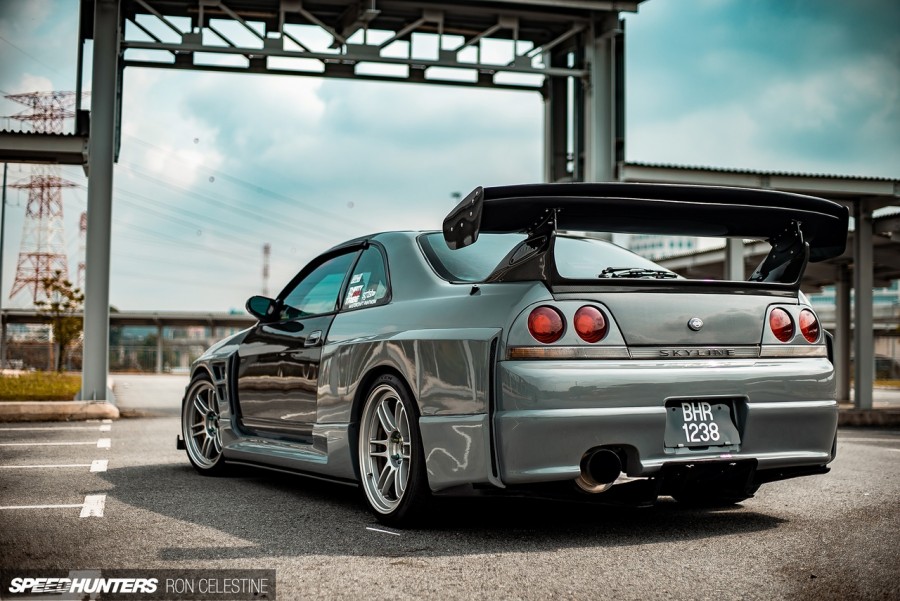 Nissan Skyline R33 диски Enkei RPF1 R19 275/30