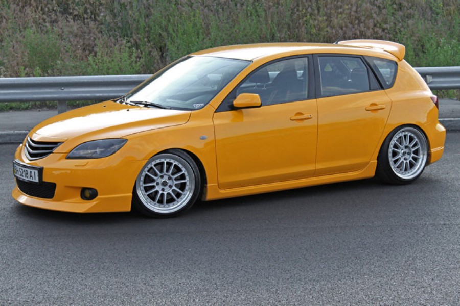 Mazda 3 1 поколение диски Enkei RPF1 Type RC R18 8.5J ET42 205/40 9.5J ET45 215/40