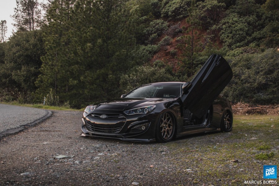 Hyundai Genesis Coupe диски Avant Garde F411 R20 9.5J ET20 255/35 11J 285/30