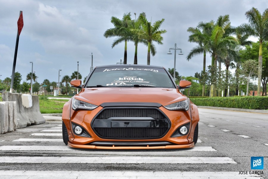 Hyundai Veloster 1 поколение диски Klutch Republik SLC2 R18 10.5J 245/35 Turbo 