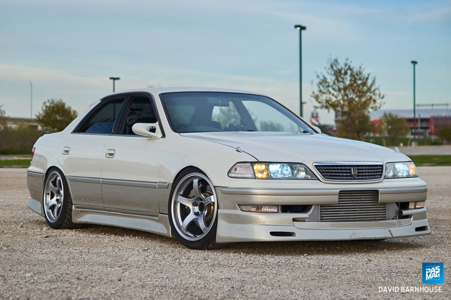 Toyota Mark II 100 диски Advan Yokohama TC-3 R18 9J ET25 235/40 10J ET35 265/35