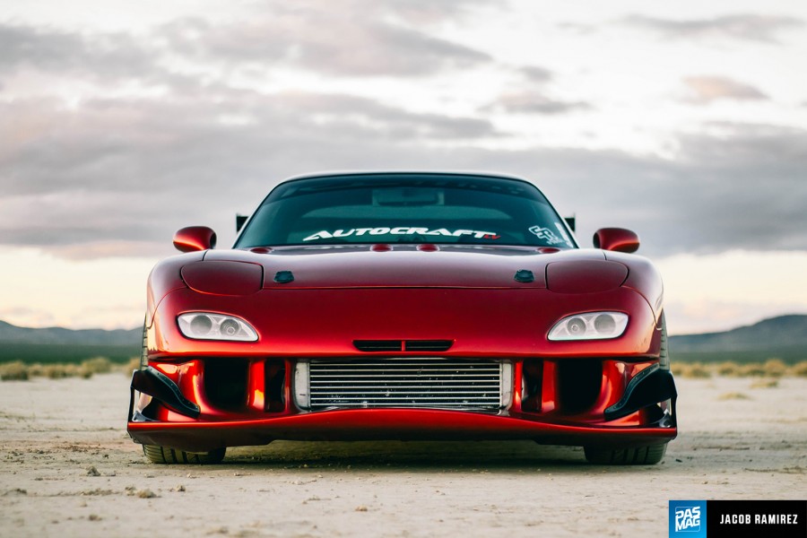 Mazda RX-7 FD диски Rays Volk Racing F-Zero Challenge R18 9.5J ET22 265/40