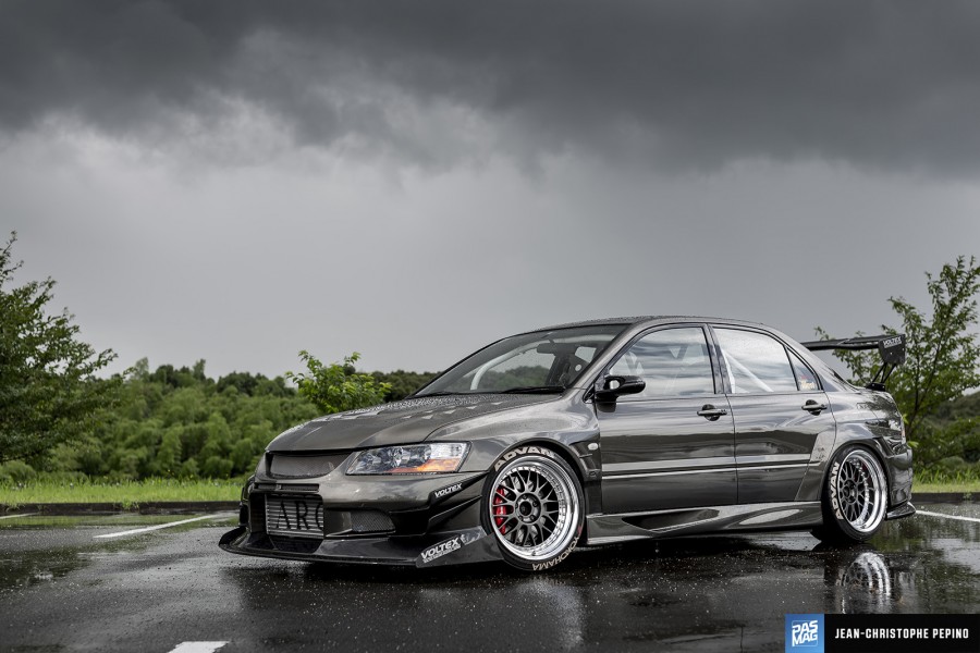 Mitsubishi Lancer Evolution VII диски Work Meister M1 3P R18 11J 255/40 CT9A 