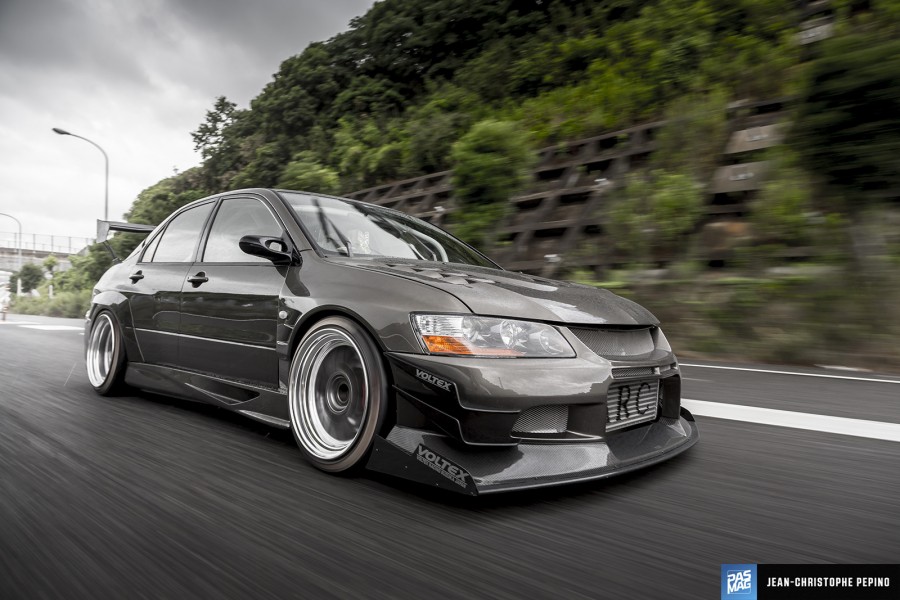 Mitsubishi Lancer Evolution VII диски Work Meister M1 3P R18 11J 255/40 CT9A 