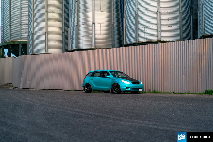 Toyota Matrix E130 диски XXR 550 R17 9.25J ET19 215/35
