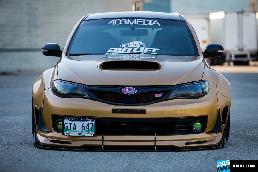 Subaru Impreza GE, GV, GH, GR диски Cosmis xt206r R18 11J ET8 265/35 WRX STI 