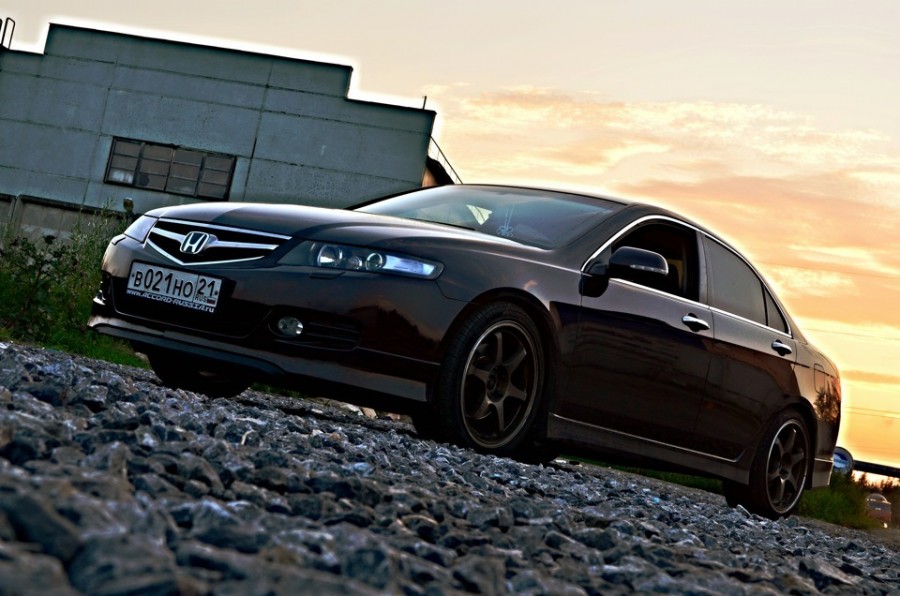 Honda Accord 7 поколение диски 5Zigen PRO RACER GN+ R18 7.5J ET43 225/40 8.5J ET48