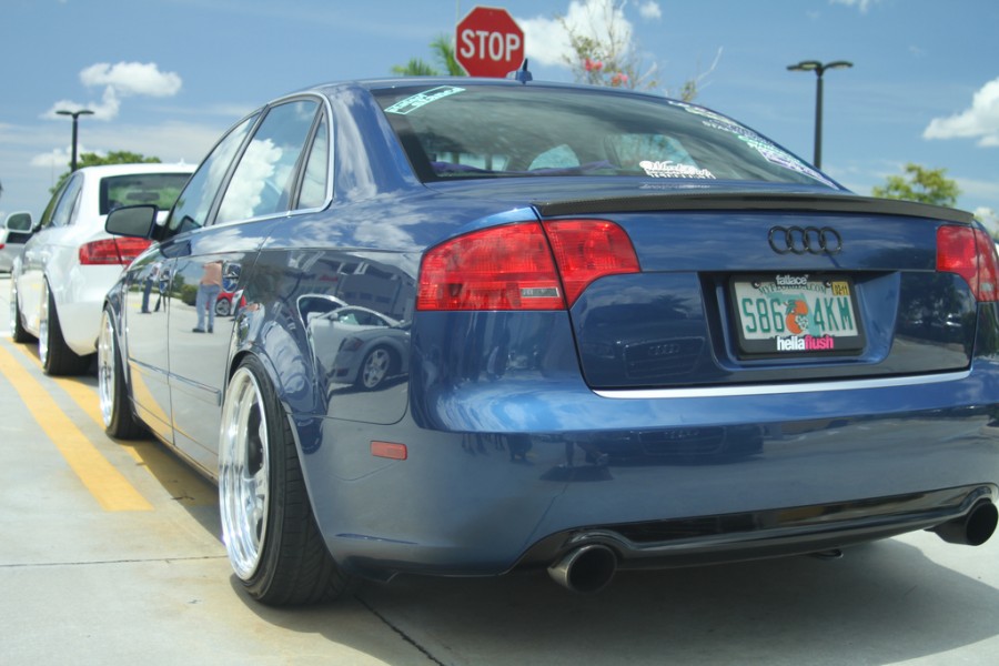 Audi A4 B7 диски Work Meister S1 3P R18 9J ET29 215/40 10J ET18 225/40