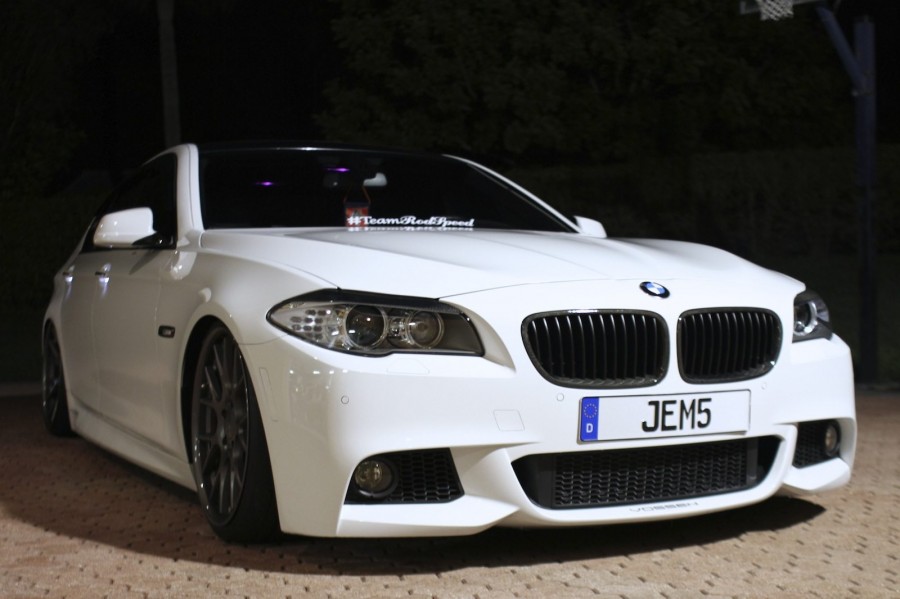 BMW 5 series F10 sedan диски Vossen CV2 R20 9J ET10 245/30 10.5J 285/30