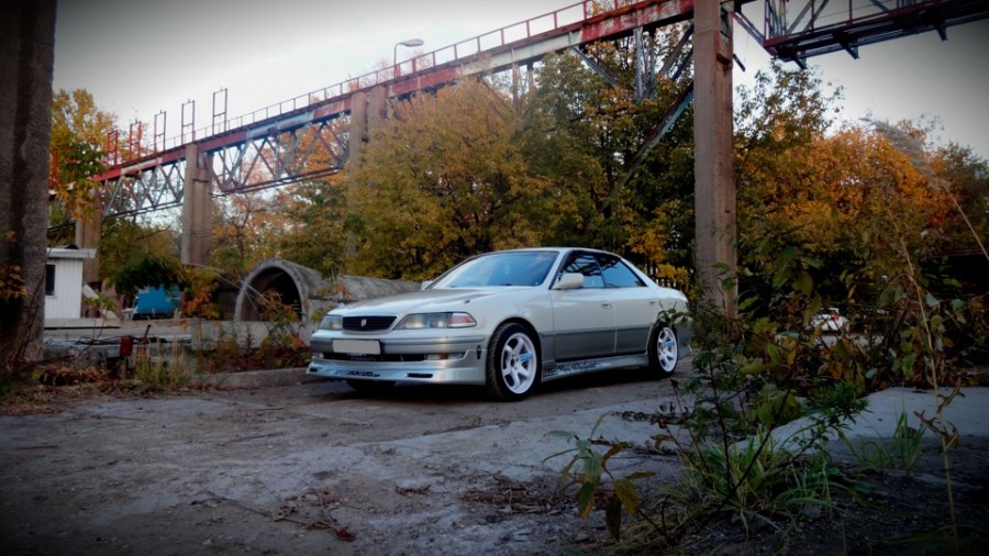 Toyota Mark II 100 диски Rays Volk Racing TE37
