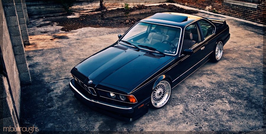 BMW 6 series E24 диски BBS RS R18 8.5J ET13 215/35 9.5J 225/35