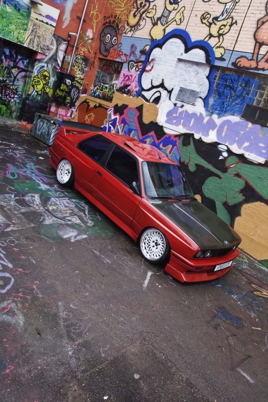BMW 3 series E30 диски SSR Formula Mesh R17 9J ET-2 215/35 10J 225/35