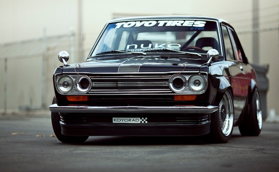 Datsun 510 диски Enkei EK64 R15 8J ET-7 9J ET-15