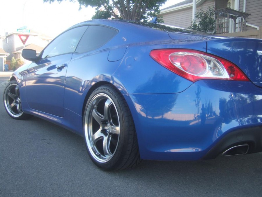 Hyundai Genesis Coupe диски Rays G-Games 99b R19 9.5J ET22 245/35 10.5J 275/35