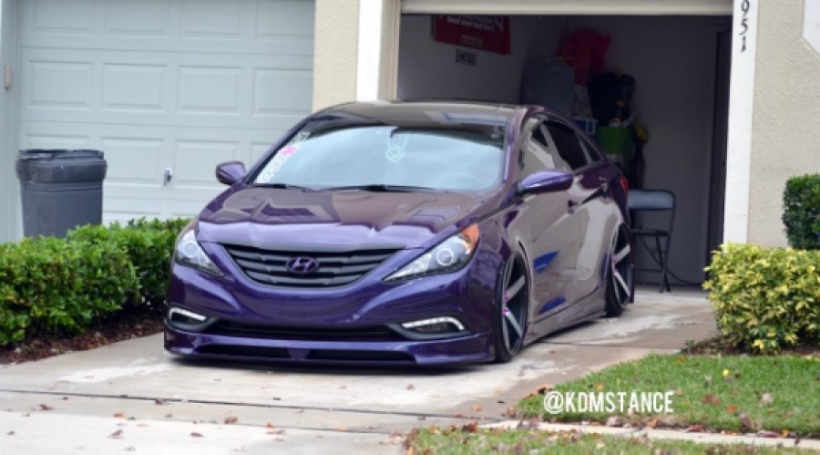 Hyundai Sonata диски Vossen cv3 R20 10J ET45 225/35 225/30