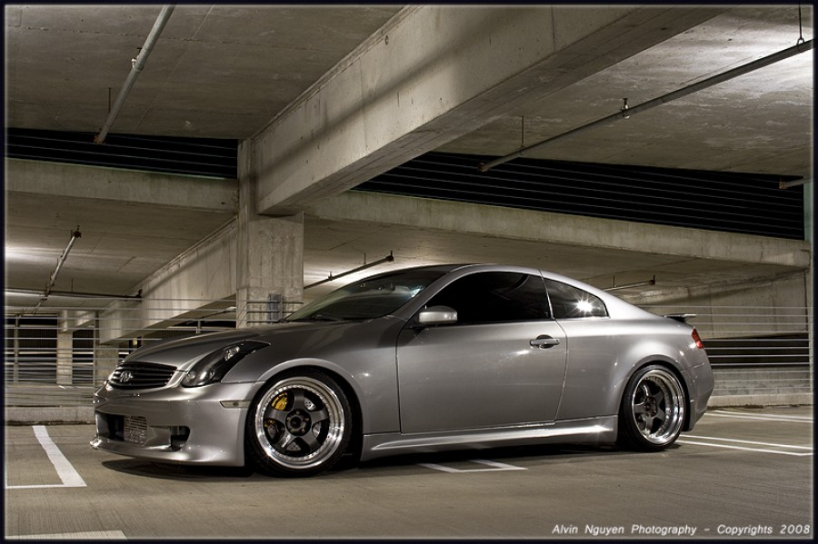 Infiniti G35 Coupe V35 диски Work Meister S1 3P R19 9.5J ET24 245/35 10.5J ET23 275/30