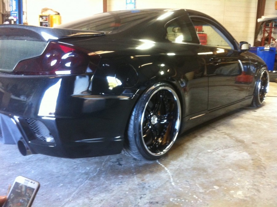 Infiniti G35 Coupe V35 диски automotoring forged  R20 11J ET30 245/35 12J ET25 295/30