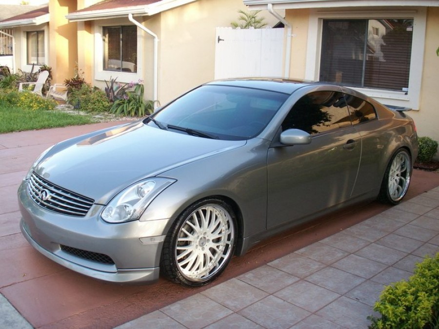 Infiniti G35 Coupe V35 диски COR Forged Colonial R20 9J ET18 255/30 11J ET12 305/25