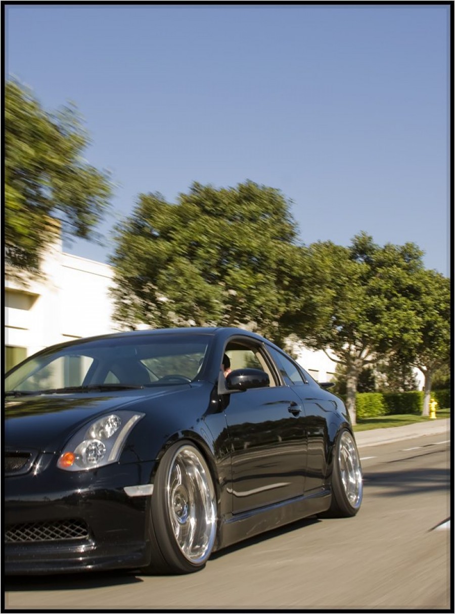 Infiniti G35 Coupe диски AME Shallen MX R20 9.5J ET-8 245/30 10J ET-6 265/30