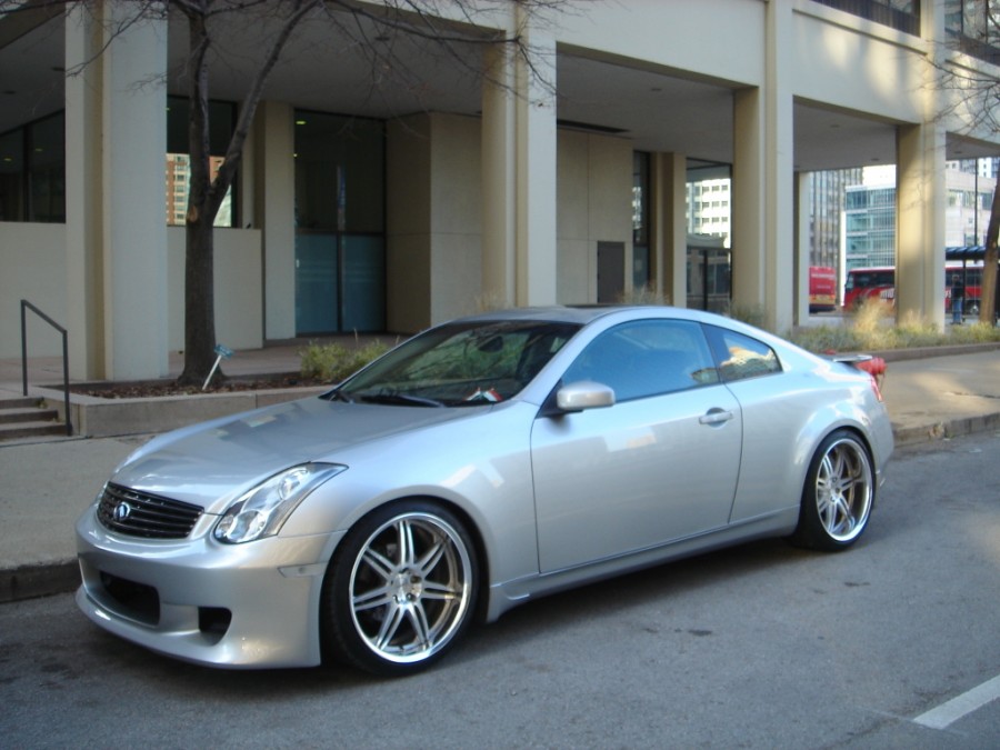 Infiniti G35 Coupe диски Work Varianza T1S R20 9.5J ET15 245/35 11J ET25 285/30