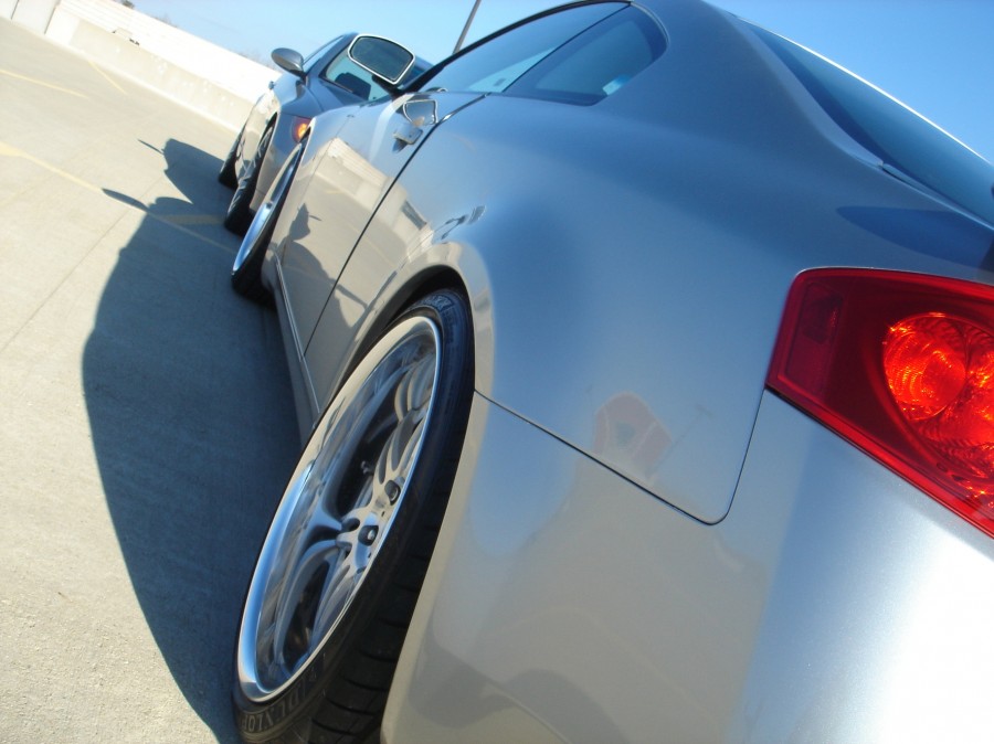 Infiniti G35 Coupe диски Work Varianza T1S R20 9.5J ET15 245/35 11J ET25 285/30