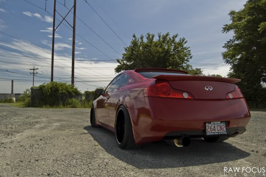 Infiniti G35 Coupe диски Work VS-XX R19 9.5J ET2 225/35 11J 265/35