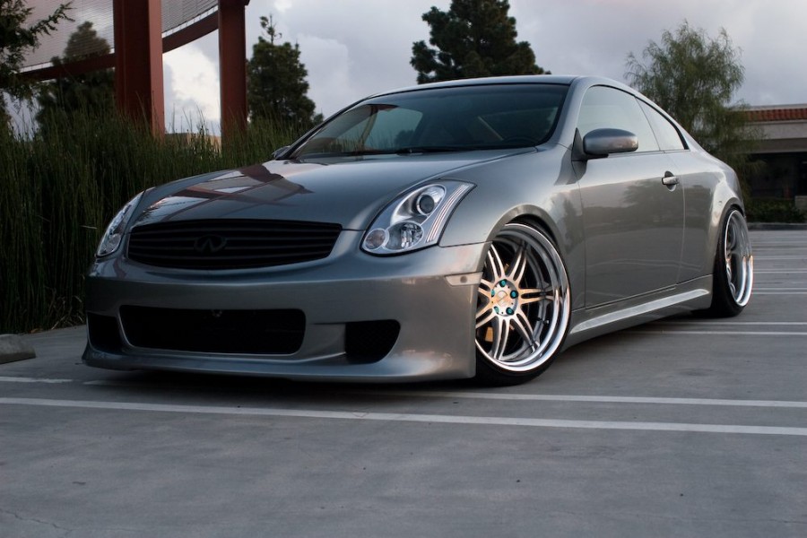 Infiniti G35 Coupe диски Work Varianza T1S R20 9.5J ET3 225/35 10.5J 245/35