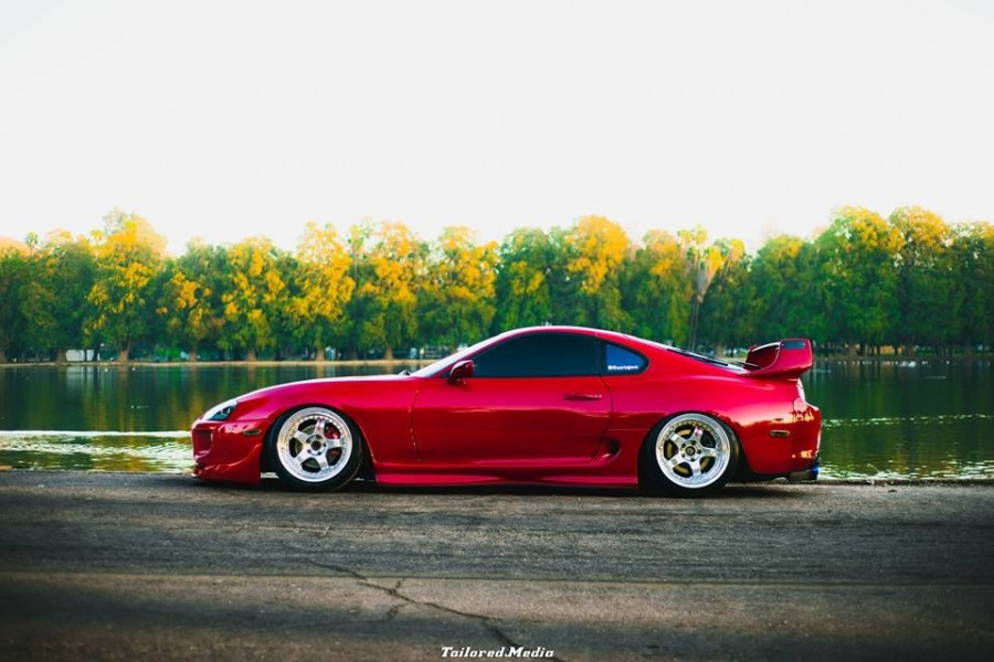 Toyota Supra A80 диски Work Meister S1 3P