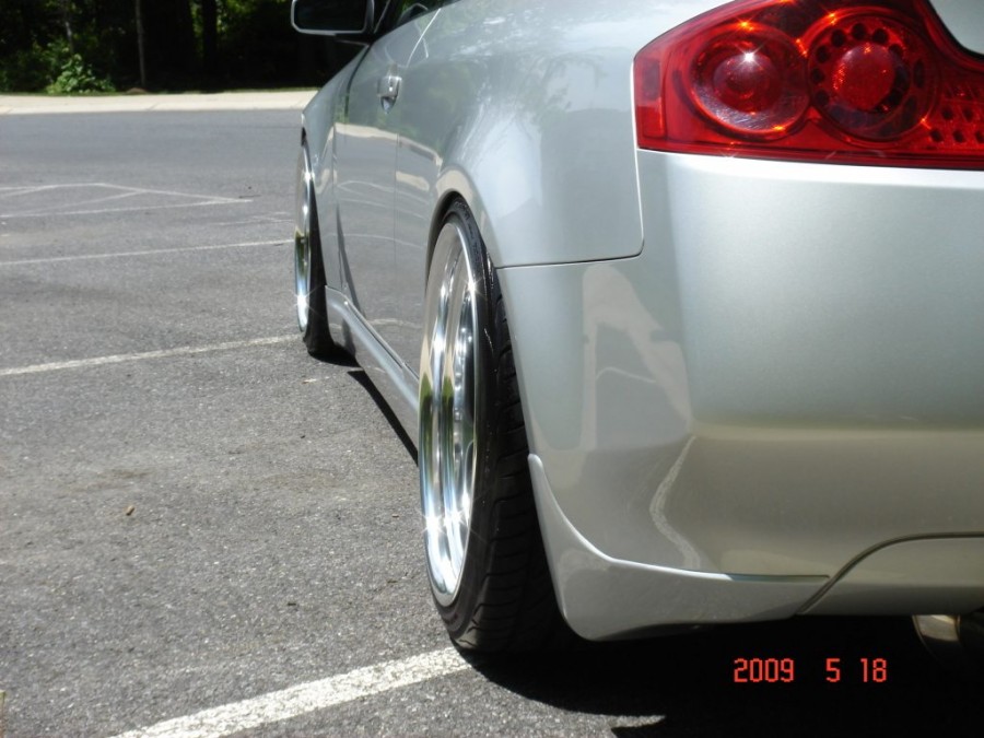 Infiniti G35 Coupe диски Work Varianza T1S R20 9.5J ET5 225/35 10.5J 255/35