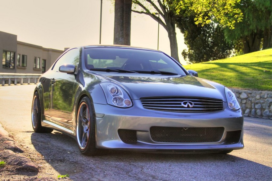 Infiniti G35 Coupe V35 диски Rays Volk Racing GT-S R19 9.5J ET17 245/40 10.5J ET18 275/35