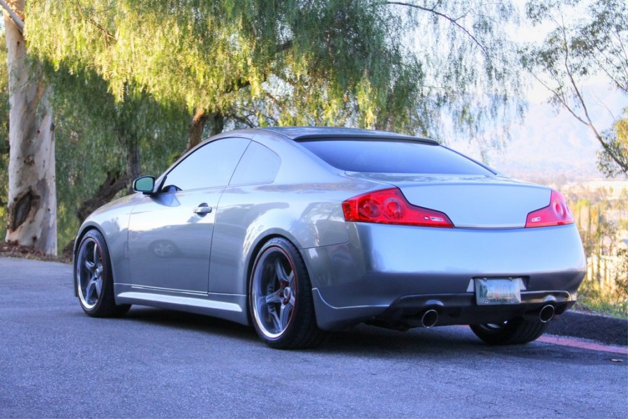 Infiniti G35 Coupe V35 диски Rays Volk Racing GT-S R19 9.5J ET17 245/40 10.5J ET18 275/35