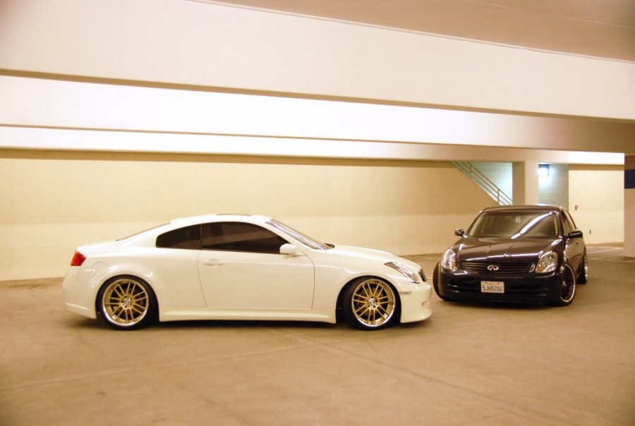 Infiniti G35 Coupe V35 диски Rays Volk Racing GT30 R20 9.5J ET23 255/30 10.5J ET24 285/30
