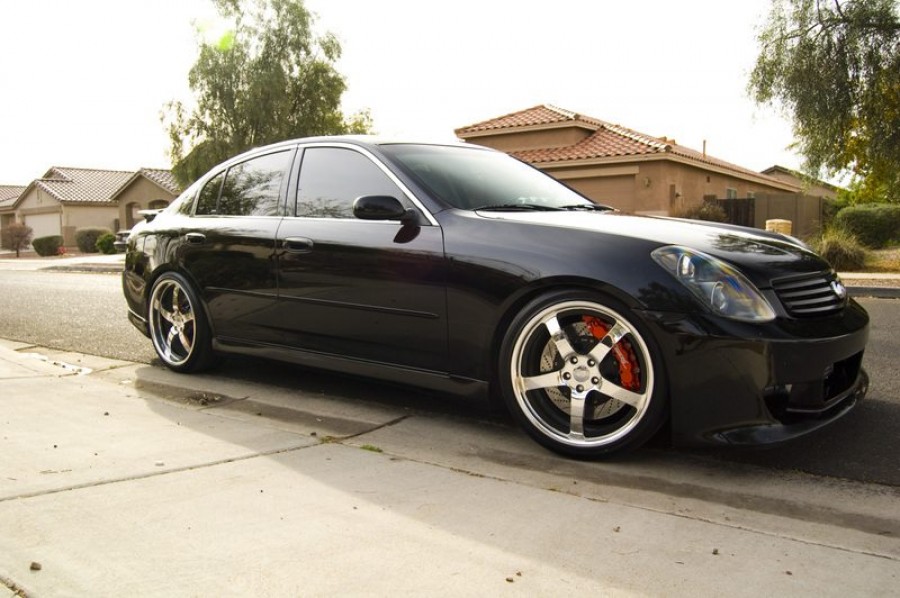 Infiniti G35 Sedan диски iforged Aero R20 8.5J ET35 245/35 10J ET37 275/30