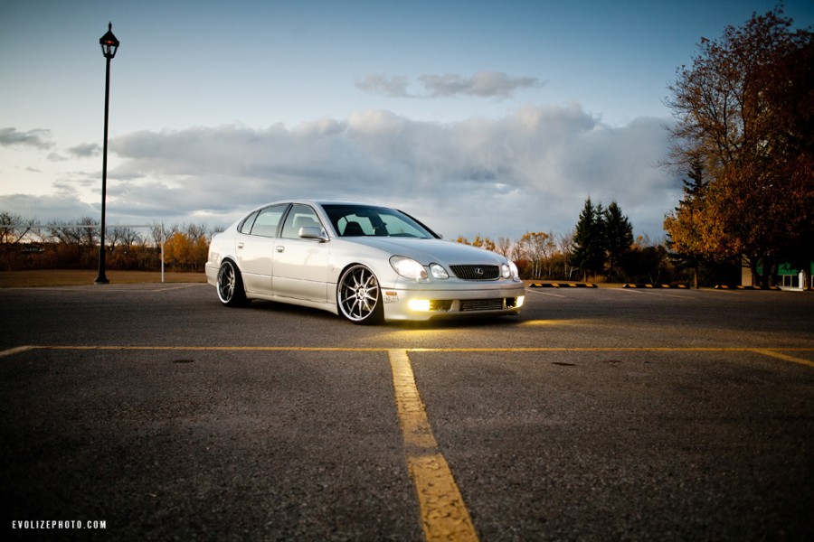 Lexus GS S160 диски Work XSA 03C R19 9.5J ET9 215/35 11J ET-1 275/30