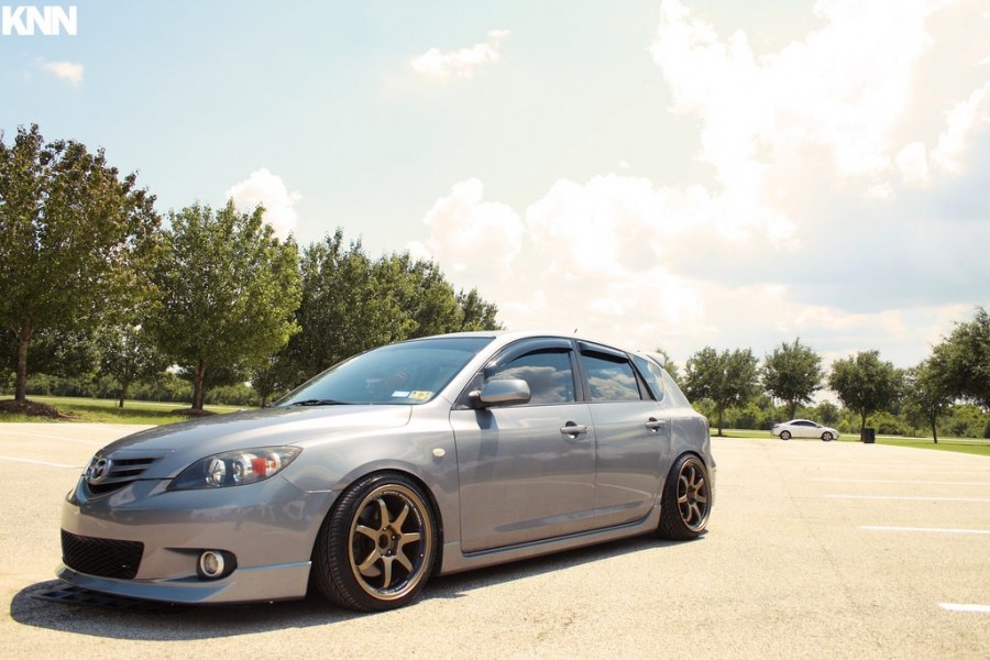 Mazda 3 1 поколение диски Weds Sport SA90 R17 8J ET25 205/40 9J ET20