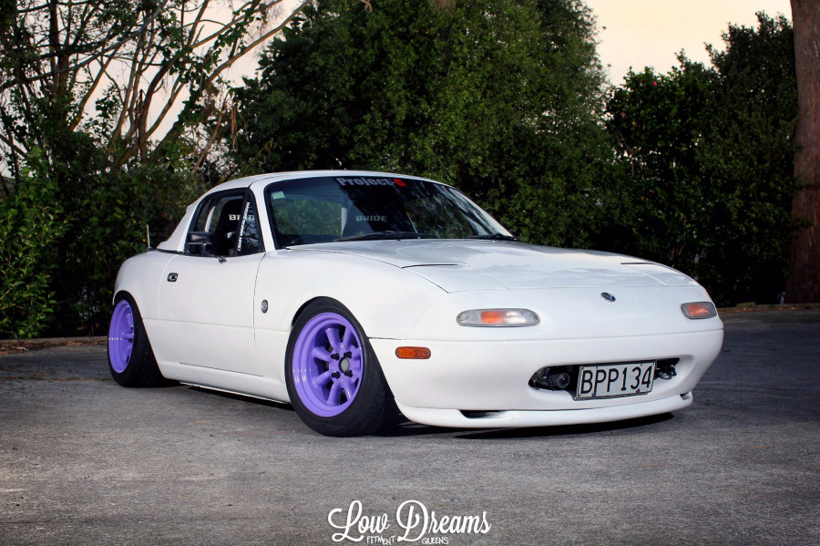 Mazda MX-5 Miata NA диски Watanabe RS R14 7.5J ET-3 185/55
