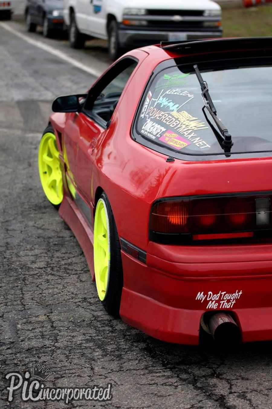 Mazda RX-7 FC диски Rays Gram Lights 57DR R17 9J ET12 205/40