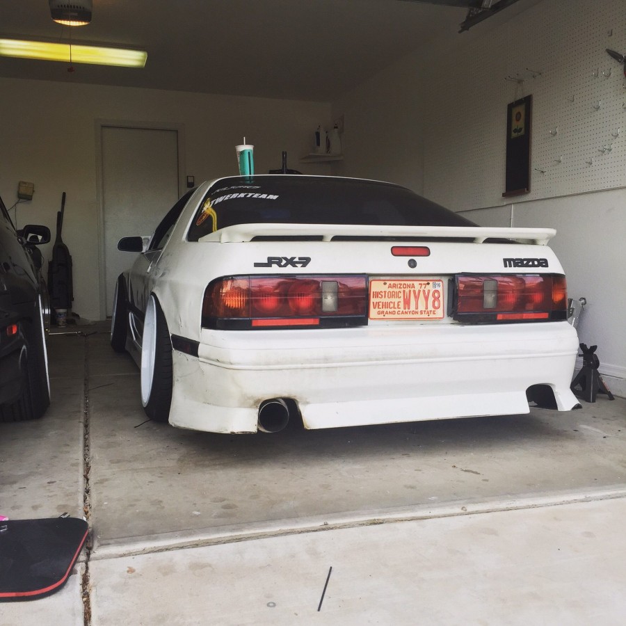 Mazda RX-7 FC диски Cosmis xt206r R18 9.5J ET10 215/40 11J ET8 255/35