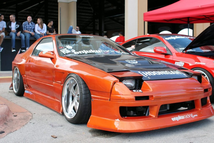 Mazda RX-7 FC диски Work VS-KF R18 9J ET-17 225/40 10.5J ET1 265/35