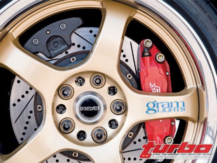 Mazda RX-7 FD диски Rays Gram Lights 57 Pro R18 8.5J ET43 245/40 9J 255/40