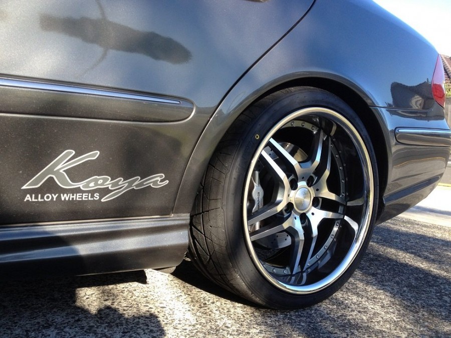 Mercedes-Benz E-Class W211 диски Koya Inox Euro R19 8.5J ET30 245/35 9.5J ET36 275/30 E55 AMG 