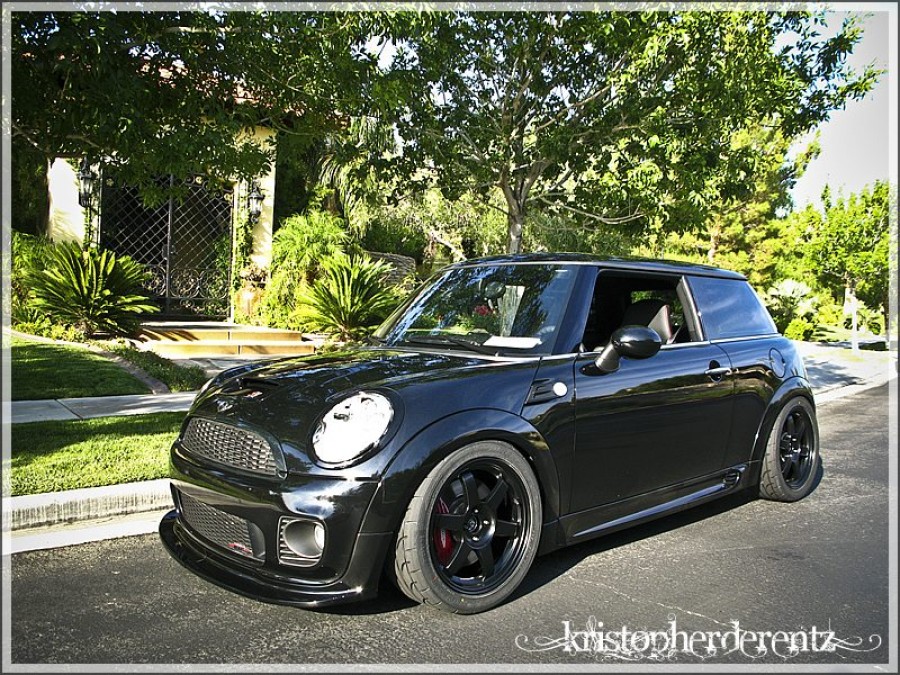 Mini Cooper S диски Rays Volk Racing TE37 R17 7.5J ET40 225/45
